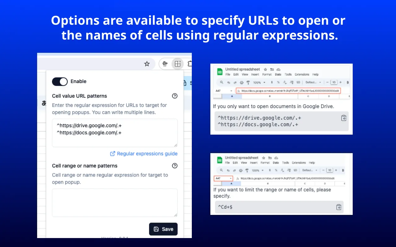 Google Sheets Link Auto Opener Image 3